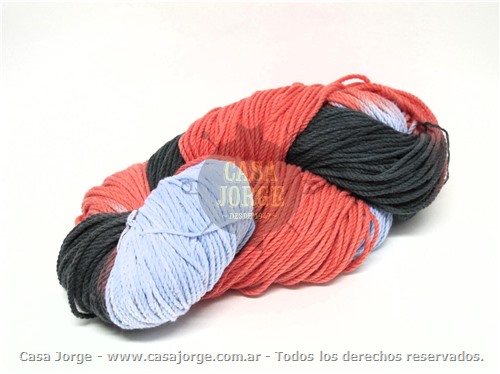LANAS AMBAR CADENITA ESTAMPADO 5/4 EN MADEJA POR KILO